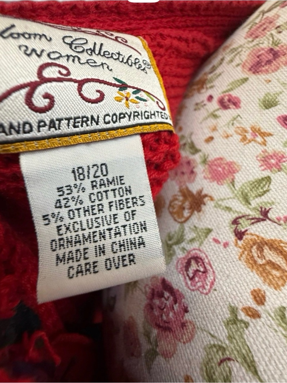Bloom Collection Women Red Knit Sweater